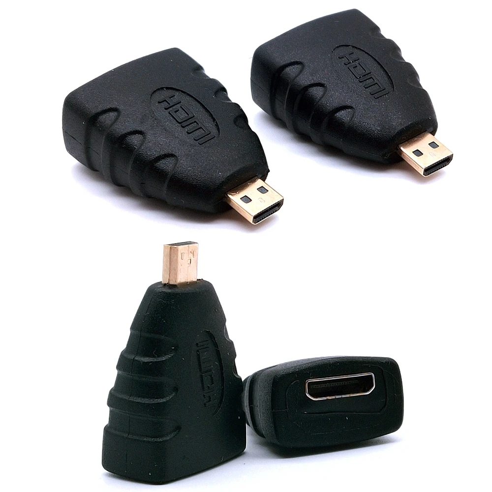 High definition micro HDMI male to mini HDMI female adapter C female D male TYPE female adapter