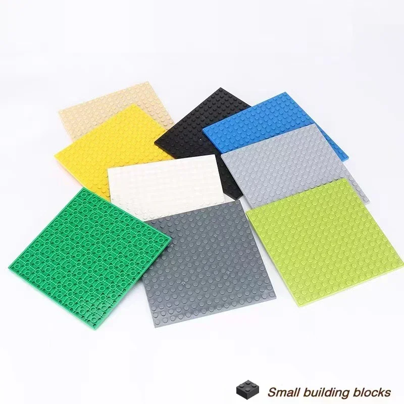 Double Sided 32x32 Dots Baseplate for Building Brick 16x16 City Classic Block Plates DIY Plastic Small Block Assembly Part Toy