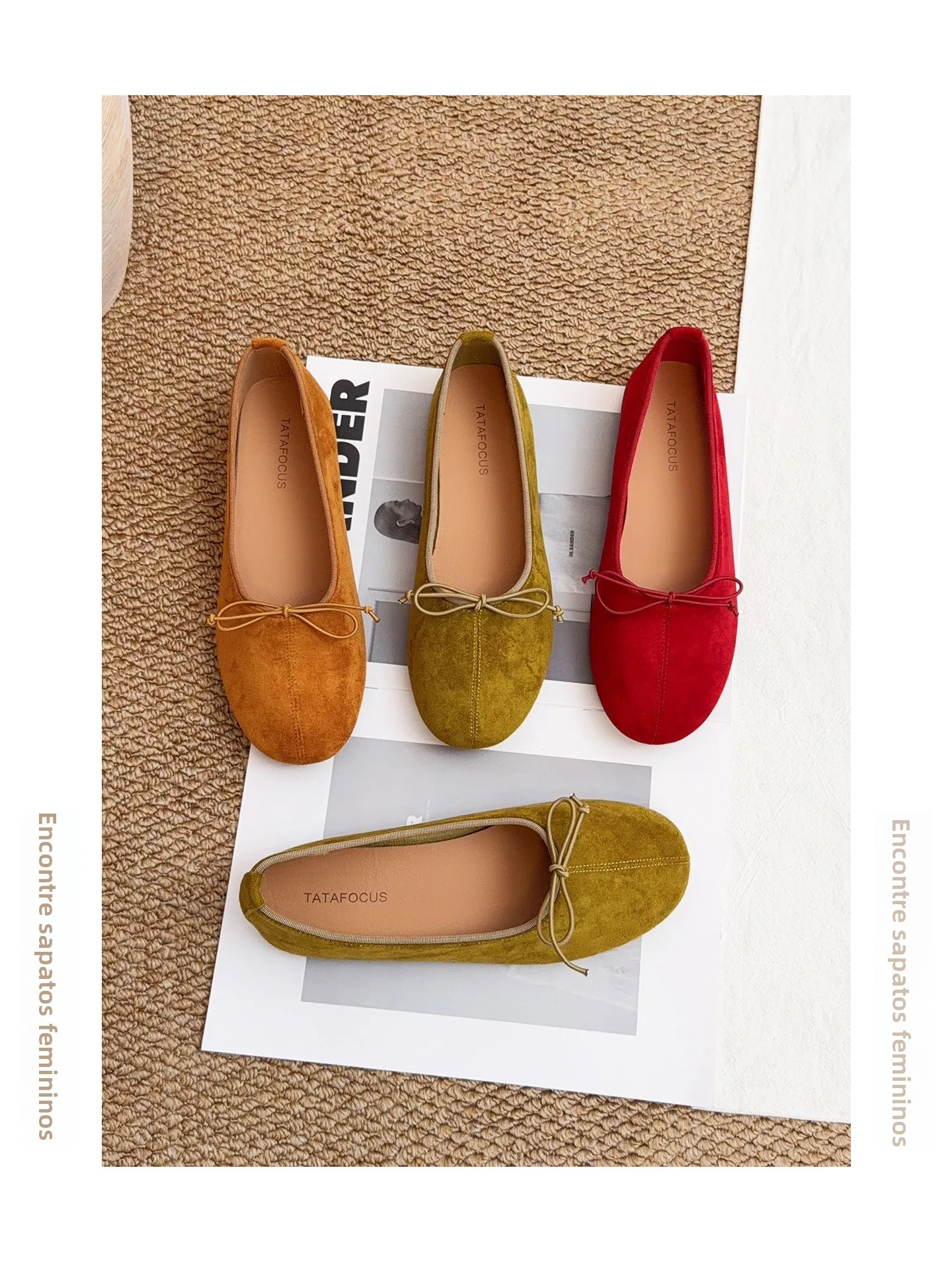 retro-flat-bottom-bow-single-shoes-women's-summer-new-soft-bottom-ballet-green-skirt-bean-shoes-fashionable-slip-on-round-toe
