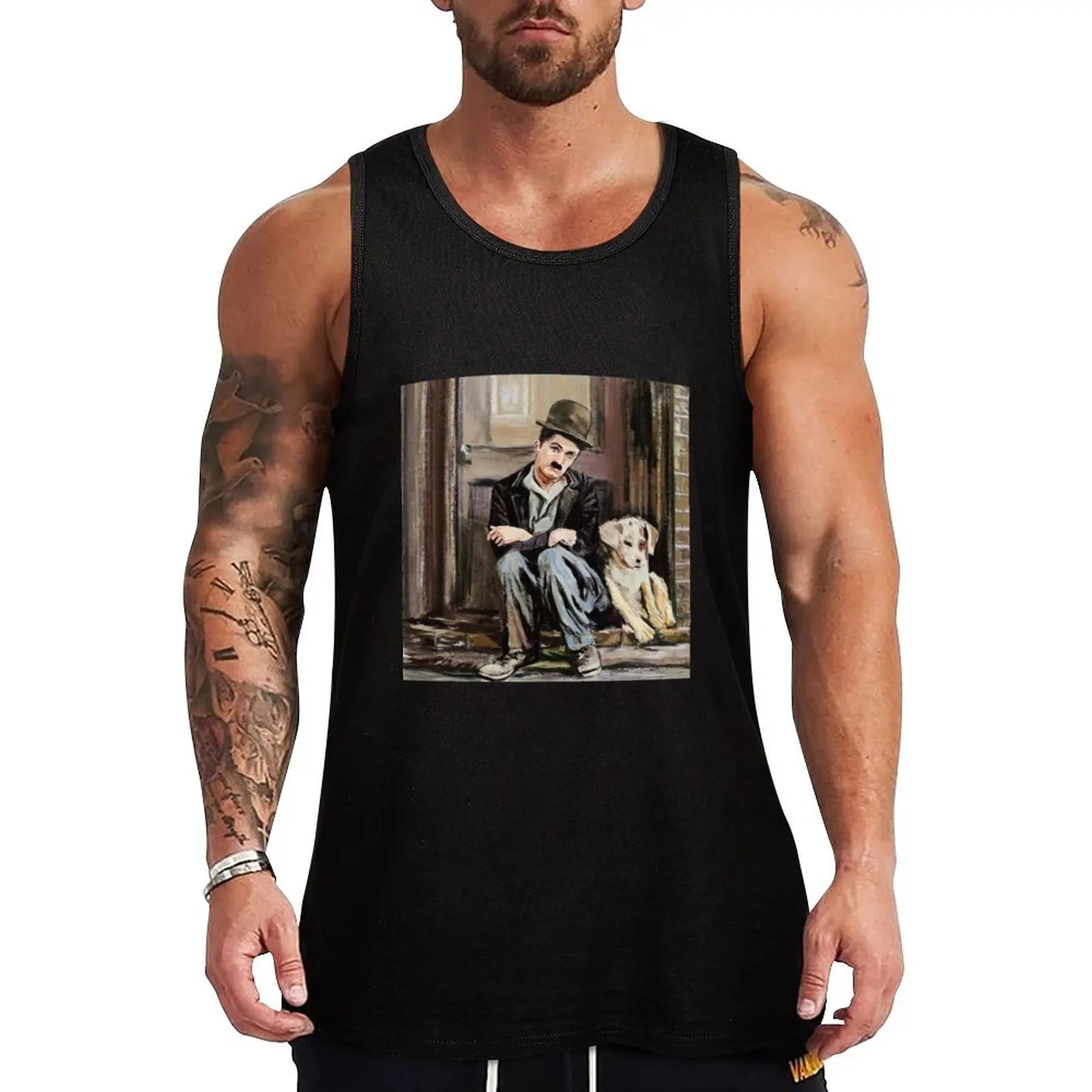 

Charlie Chaplin Tank Top Japanese t-shirt Top summer 2025