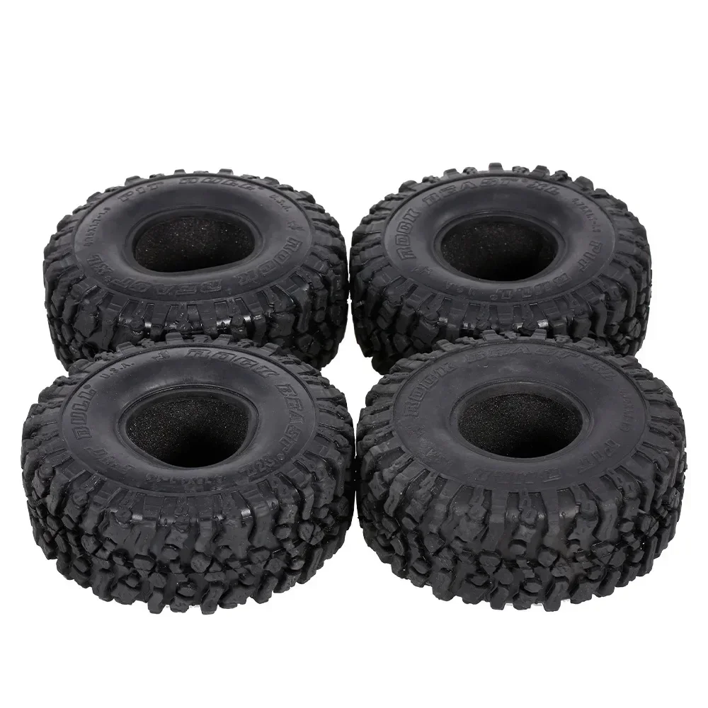 4 STUKS 120 MM 1.9 Inch Rubberen Banden Wielbanden voor 1/10 RC Rock Crawler Axiale SCX10 90046 AXI03007 Trxs TRX4 TF2 D90