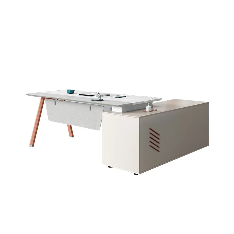 

Modern simple boss table office furniture manager computer fashion single supervisor combination