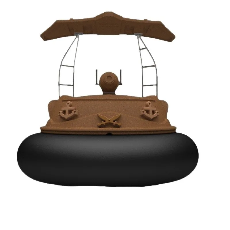 Electric bumper boat, polyethylene cartoon inflatable pleasure boat, outdoor water bumper boat