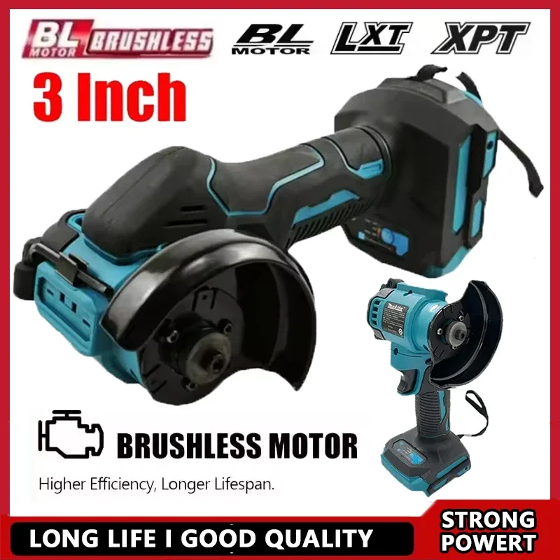 

Fit Makita Cordless Angle Grinder 3 Inch Angle Grinder Cordless 3 Inch Electirc CUT OFF Tool Cutting Circular Saw Power Tool