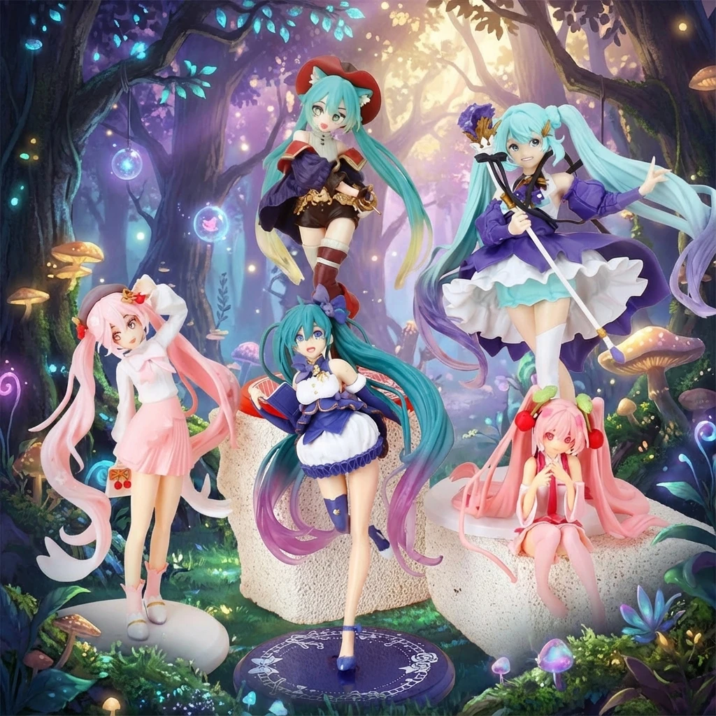 

Hatsune Miku Sakura Lolita Bunny Ears Girl Pillow Miku Swim Ring Pajamas Rem Rabbit Hugging Pillow Qiong Mei Figure Anime