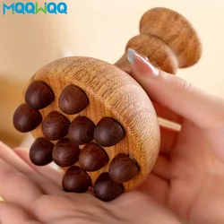 Herramientas de terapia de madera, masajeador de drenaje linfático de setas, herramientas de masaje de punto gatillo Colombiana para tejido profundo, moldeador corporal