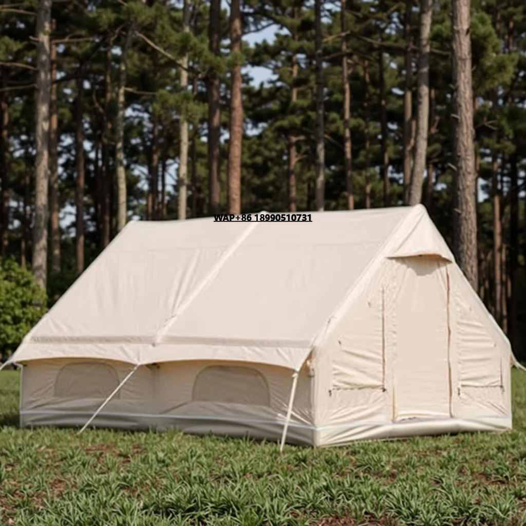 

Premium 4x3m Inflatable Glamping Tent Waterproof Oxford Fabric 6/8/10 Person Picnic Tent