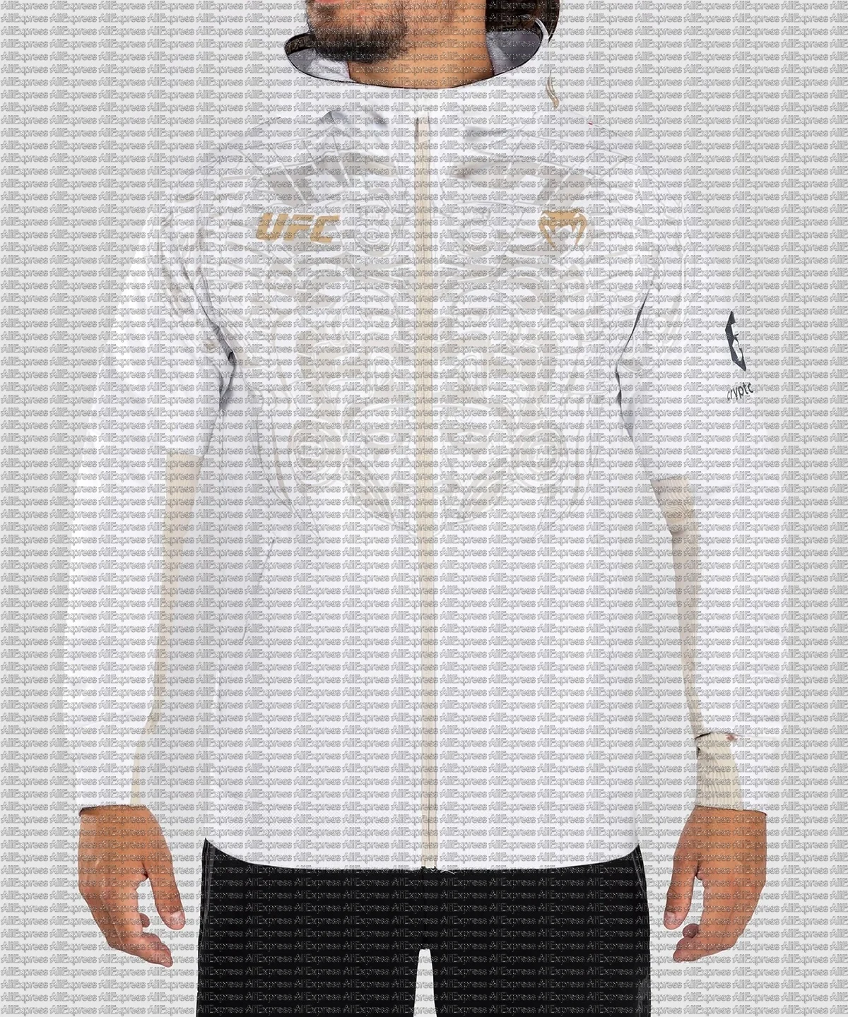 เสื้อสเวตเชิ้ตมีฮู้ดสำหรับผู้ชายและผู้หญิง UFC แบบพิมพ์ลาย 3 มิติ แขนยาว ชุดกีฬา ทรงหลวม ระบายอากาศได้ดี สวมใส่สบาย เหมาะสำหรับฤดูใบไม้ร่วงและฤดูหนาว