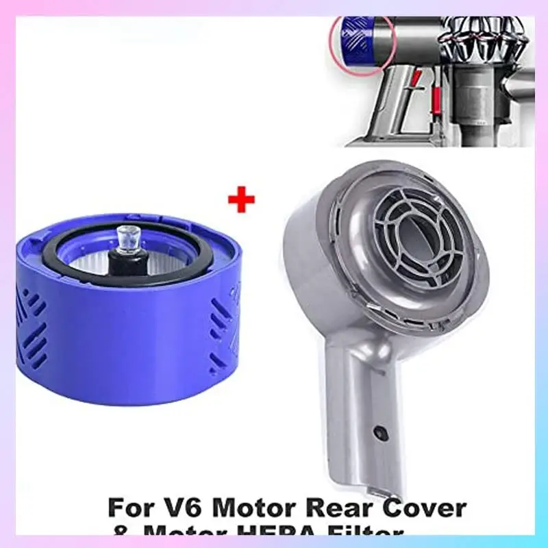 ABRG-모터 후면 커버 뒷면 커버 및 필터 교체 예비 부품 액세서리 Dyson V6 DC58 DC59 DC61 DC62 DC74 진공 청소