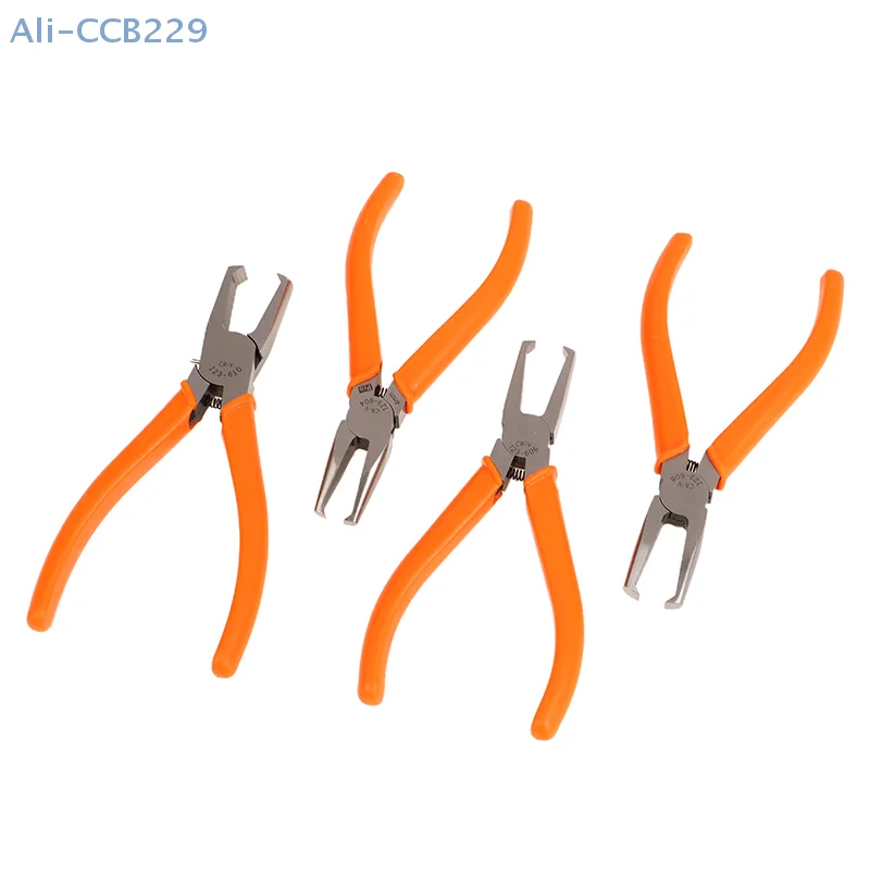 Plastic Cutting Pliers 90 Degree Double-Edged 4/6/8mm Flush Jaw CR-V Tip Cutter Cutting Electrician Hand Tools For Sprue Burrs