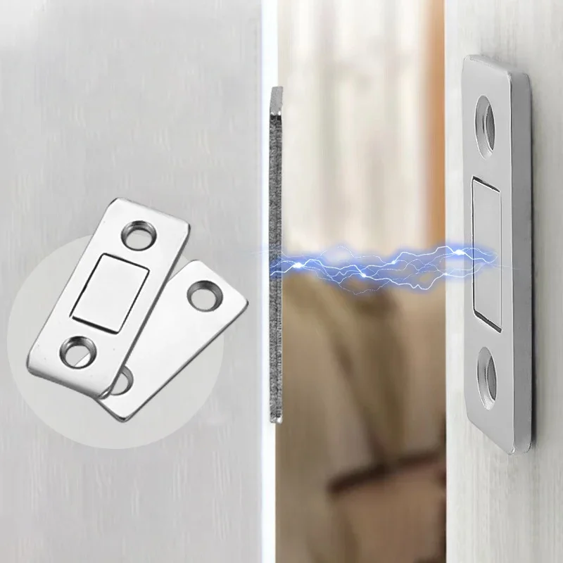 Magnetic Cabinet Catches Ultra Thin Door Strong Magnets Stopper Invisible Adhesive Drawer Magnet Lock for Kitchen Closet Closer - view 2