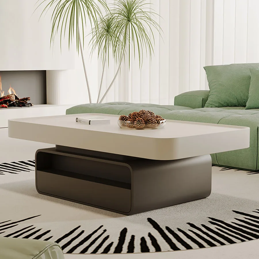 

Living Room Coffee Table Modern Home Wood Unique Coffee Table Platform Rectangular Corner Italian Convertible Sehpa Home Decor