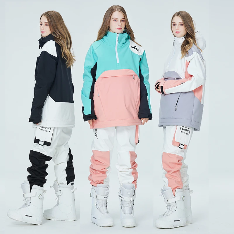 Ski Suit Sets for Men and Women, Snow Wear, Pullover, Snowboarding Clothing, Winter Outdoor Costume, Jackets and Pants, Unsex