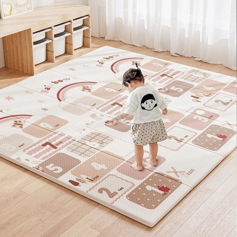 

Extra Thick Baby Play Mat Interlocking Foam Puzzle Pieces Non Toxic Odorless BPA Free Crawling Pad For Living Room Nursery Floor