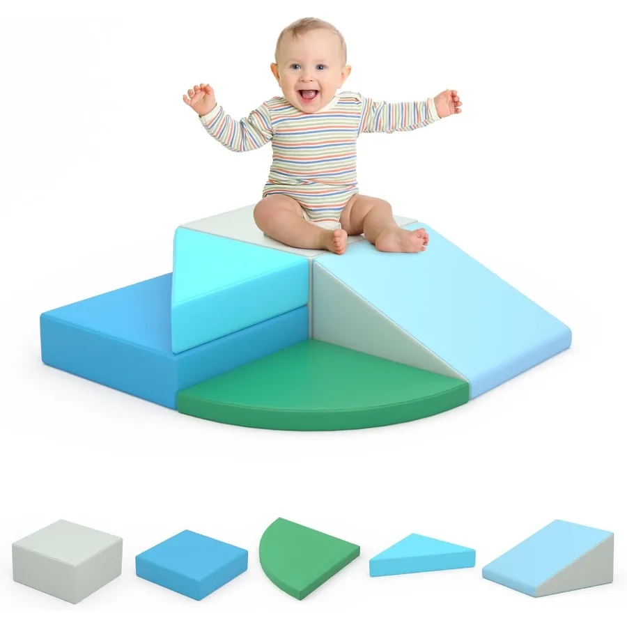 

Climbing Blocks for Toddlers 13 Inside 4Pieces Soft Play Climbing for Toddlers for Child Development Safe Climb and Crawl Activ