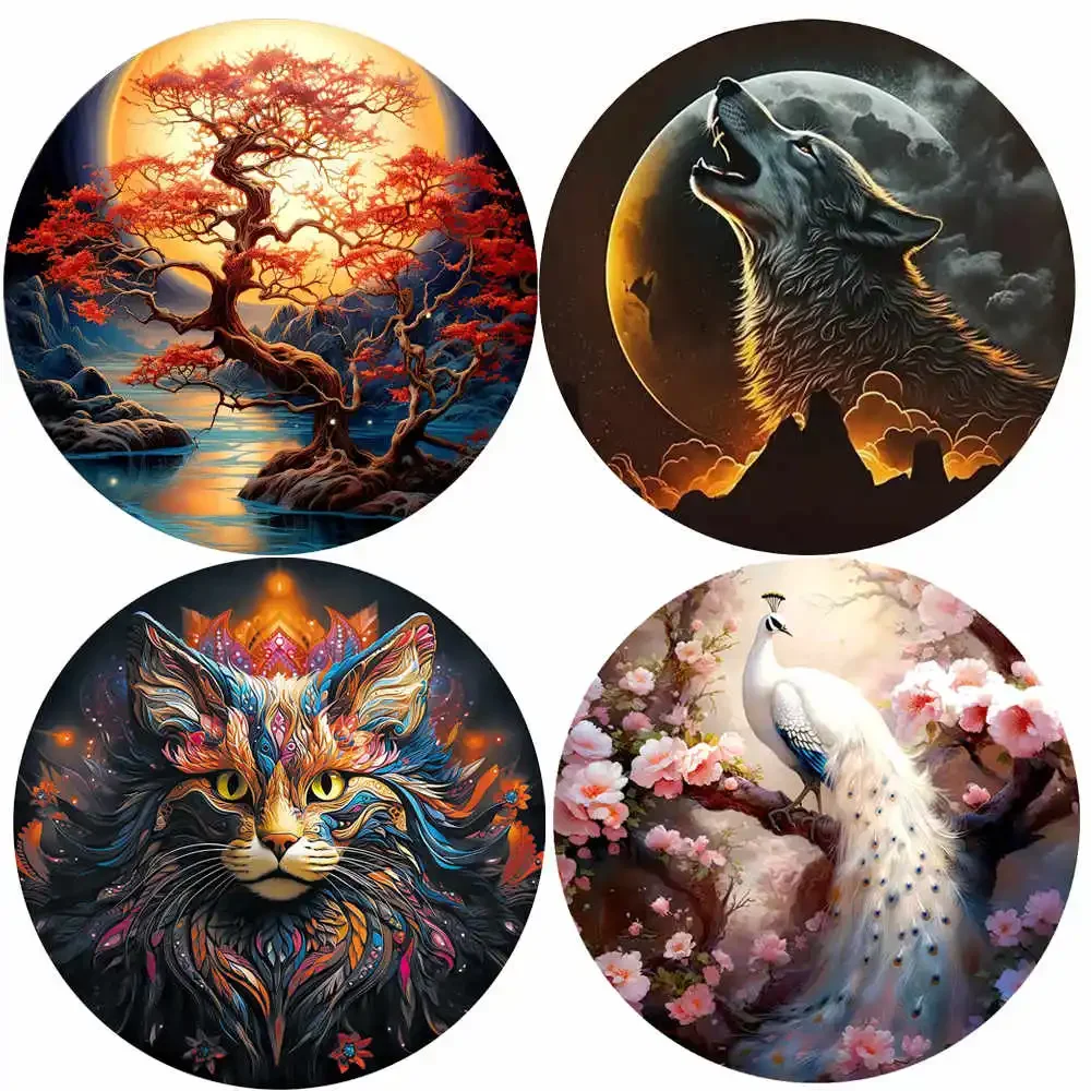 Popular Wolf Sisters Jigsaw Wooden Puzzle Children'S Puzzle Gifts Unique Family Puzzle Games Wooden Diy Crafts Games