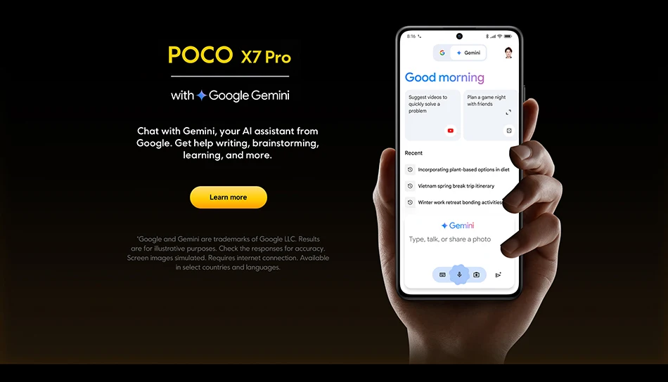 POCO X7 Pro - Smartphone NFC screen AMOLED CrystalRes 1.5K Hz, Dimensity processor Ultra-photo device 50 MP fast charging 90W HyperCharge Authentic & Brand New