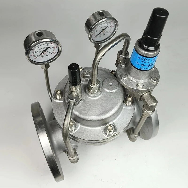 pressure reducing valve flange pilot-operated adjustable tap water fire control valve