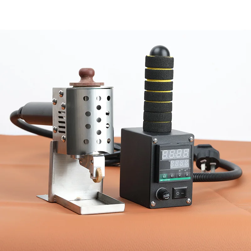 Hand-Push Hot Melt Glue Roller Machine with Yellow Glue Satchel Leather Bag Glue Brushing Machine