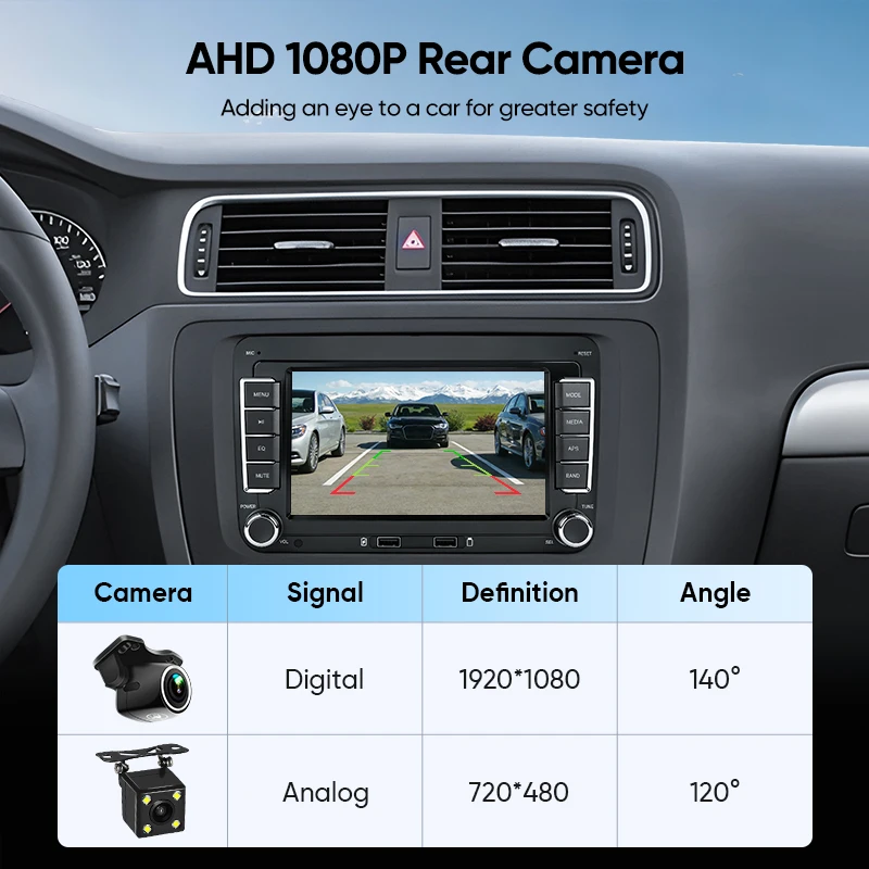 Radio de coche AINAVI, Carplay inalámbrico, Android Auto para Volkswagen VW Passat B6 B7 Polo 5 Jetta MK6 Golf 6 Tiguan 1 Touran Scirocco Sharan Amarok Multivan T5 CC Beetle 2005-2017 2