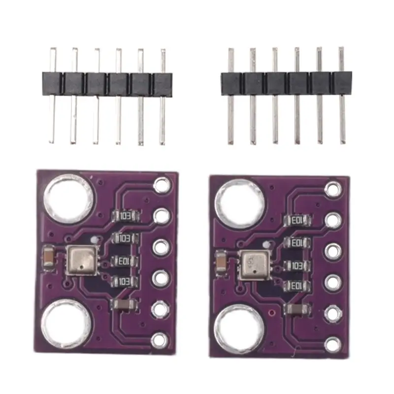 2PCS BME280 3.3V Sensor Module Atmospheric Pressure Temperature Humidity Sensors I2C SPI Breakout GY-BME280-A12I