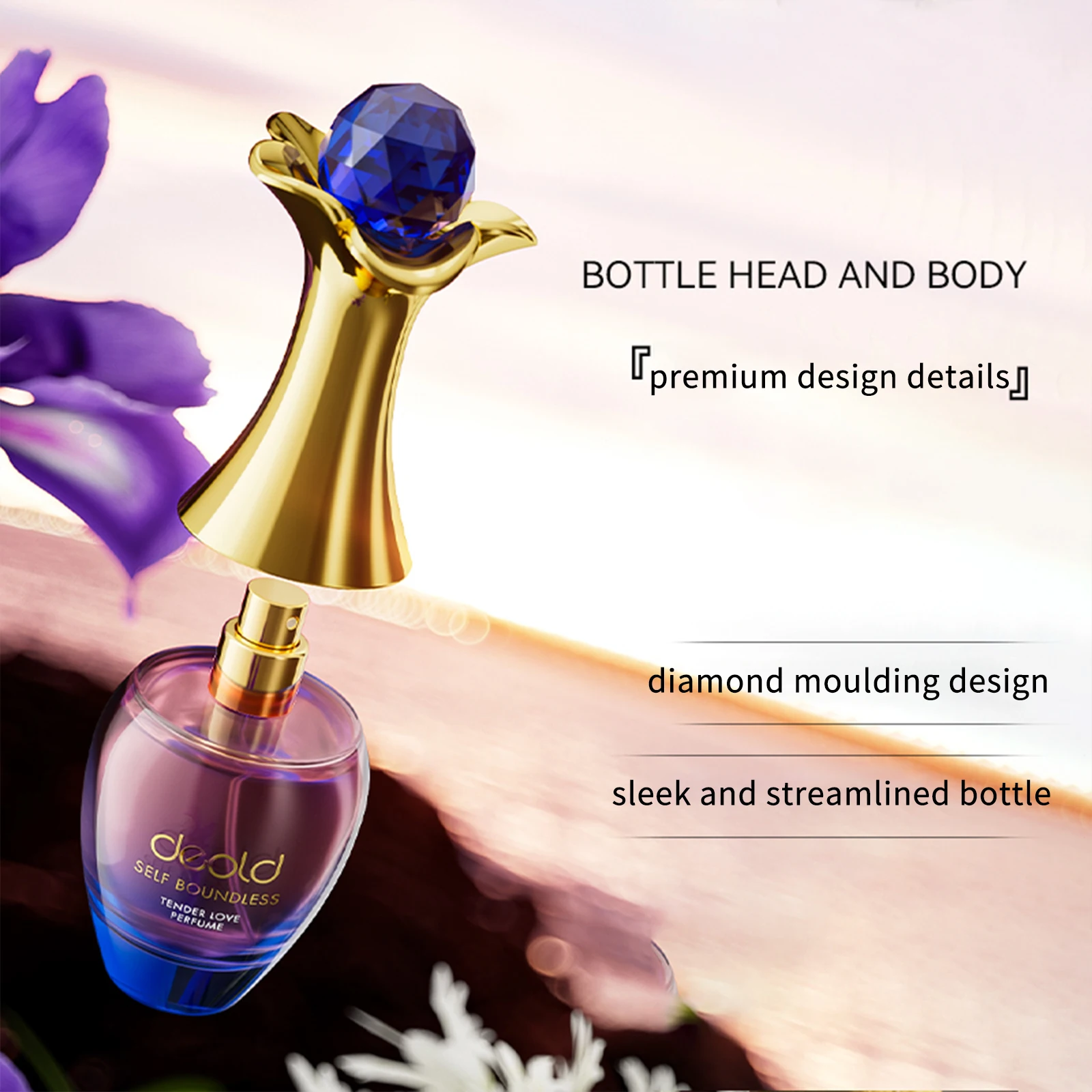 オードパルファム スプレー ナチュラル フレグランス パルファム 持続性と魅力的な個人用香水 女性と女の子用 50ML