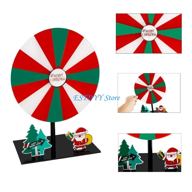 عجلة ألعاب دوارة من النوع الثقيل G6DE عجلة ألعاب ملونة قابلة لإعادة الاستخدام مع قاعدة معدنية متينة للأطفال والكبار