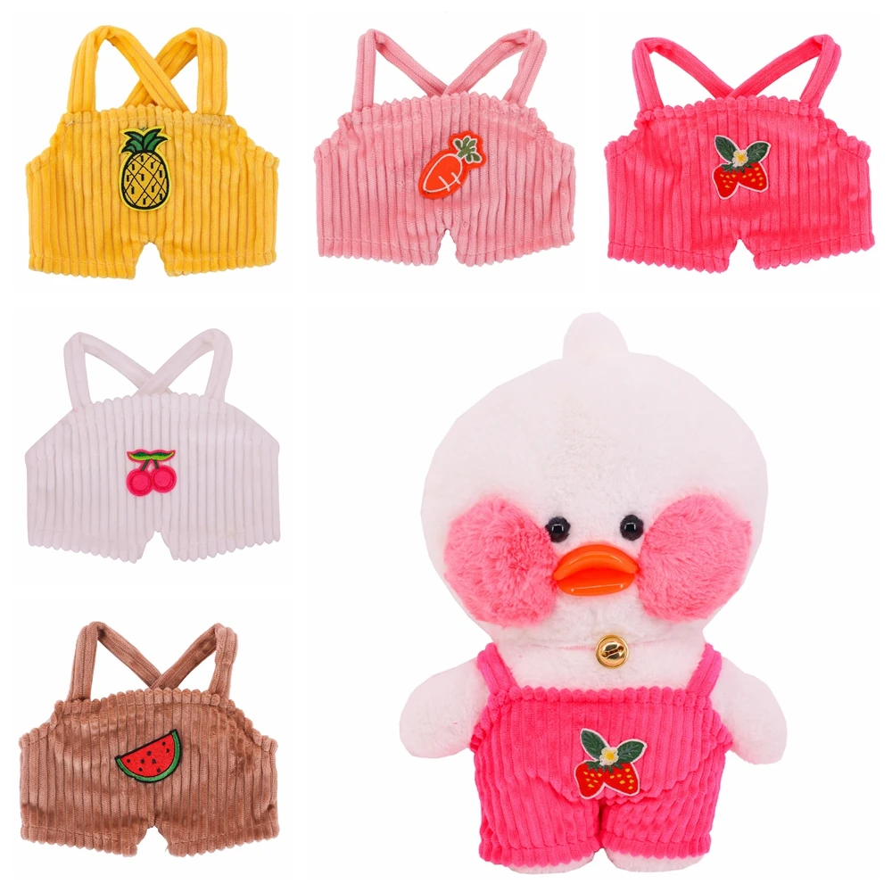 

30cm LaLafanfan Cafe Duck Doll Clothes Toys Suit Sweater Overalls Clothes Accessories for 1/6 BJD Animal Dolls Kids Gifts