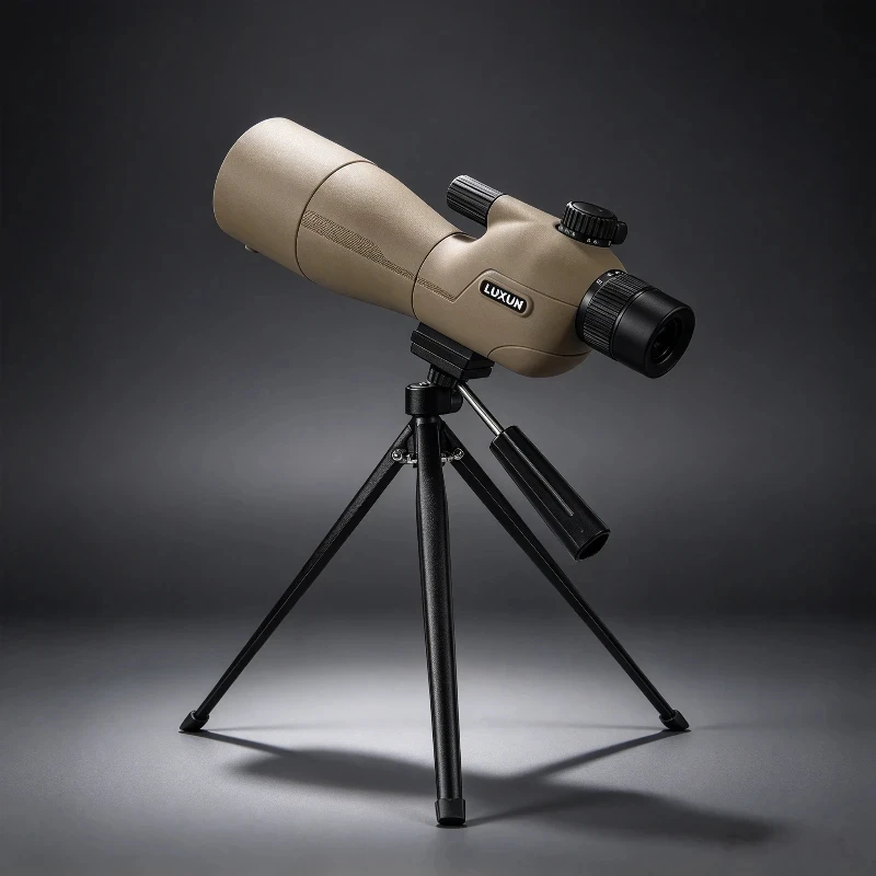 25-75x60 HD Spotting Scope Zoom Monocular Telescope, Bird Watching Outdoor Astronomical Telescope