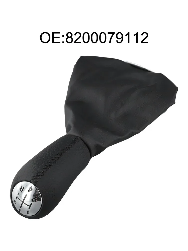 Car Shift Knob Boot Is Designed Specifically For RENAULT For Clio 3 III Models From 2005 To 2012 8200079112 Plastic + Leather