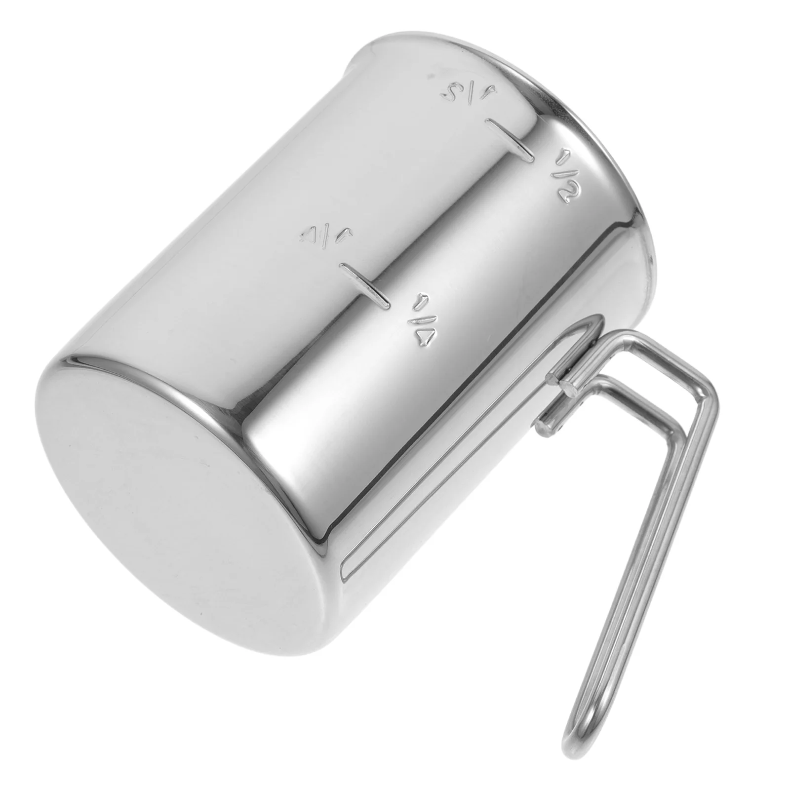 

Stainless Steel Measuring Cup Rice Cooker Scale Precision Kitchen Tool for Rice Porridge Vegetables Metal Cup