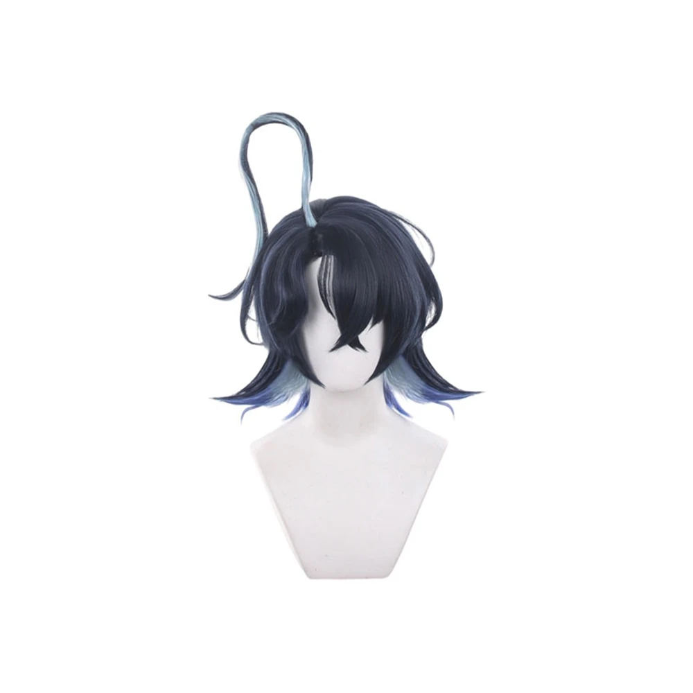 

Blue Gradient Cosplay Wig with Ahoge for Arknights Lumen Synthetic Anime Costume Halloween Party