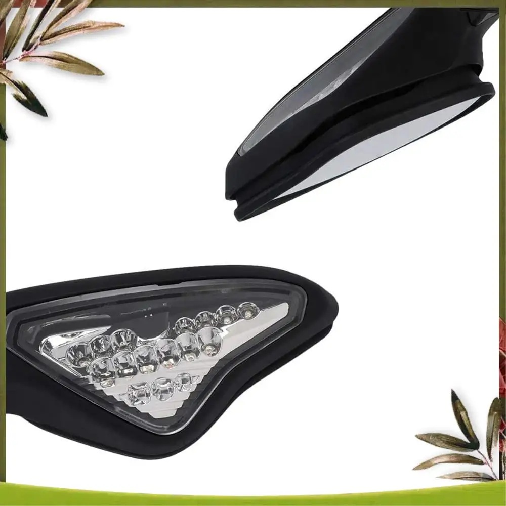 

AB98-Motorcycle Rearview Mirror With Turn Signal LED Mirror For Ducati 848 1098 1098S 1098R 1198 1198S 1198R