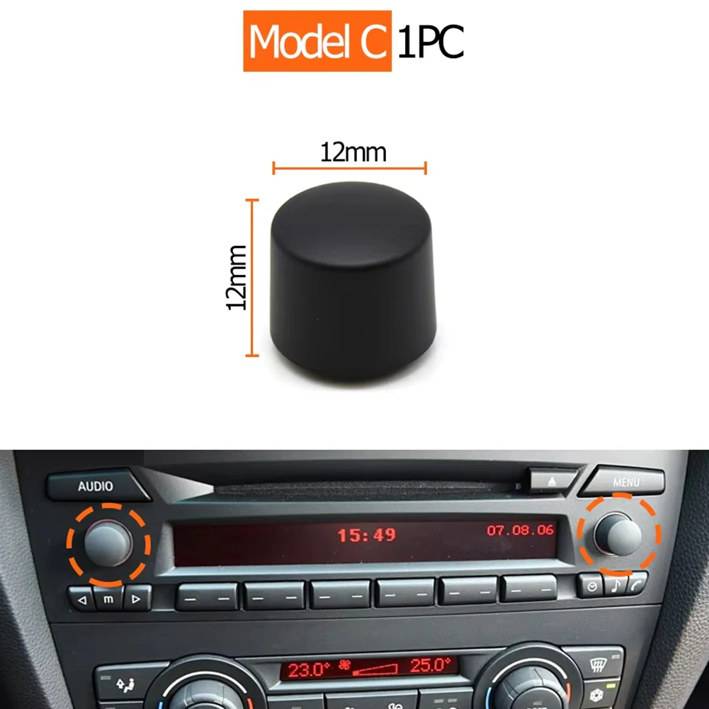 

For BMW Audio Volume Rotary Switch Knob Compatible with E90 E81 E82 E87 E88 Models Easy Installation and Design