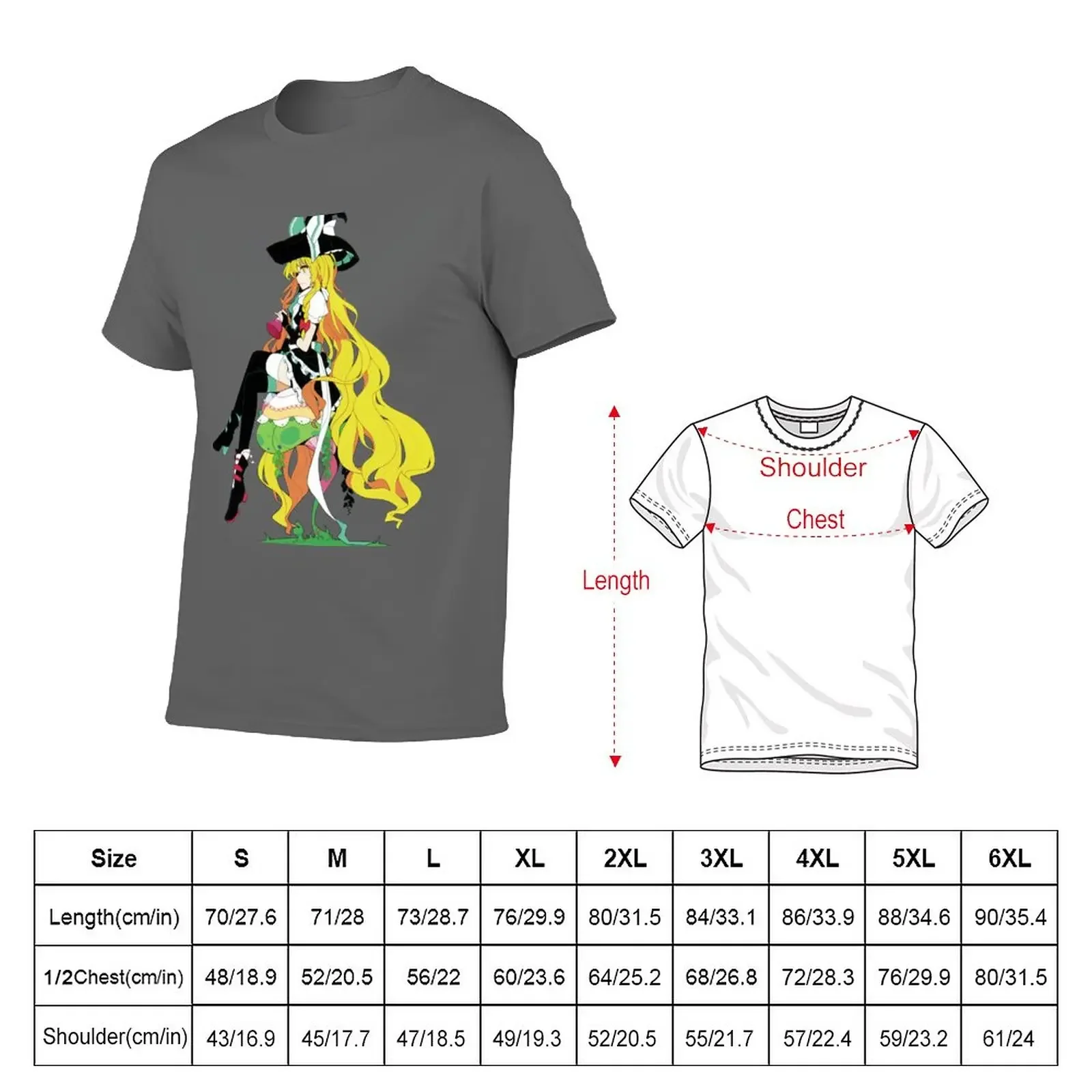 New Touhou Project - Marisa Kirisame T-Shirt man t shirt sports fans cute clothes hippie clothes mens t shirts