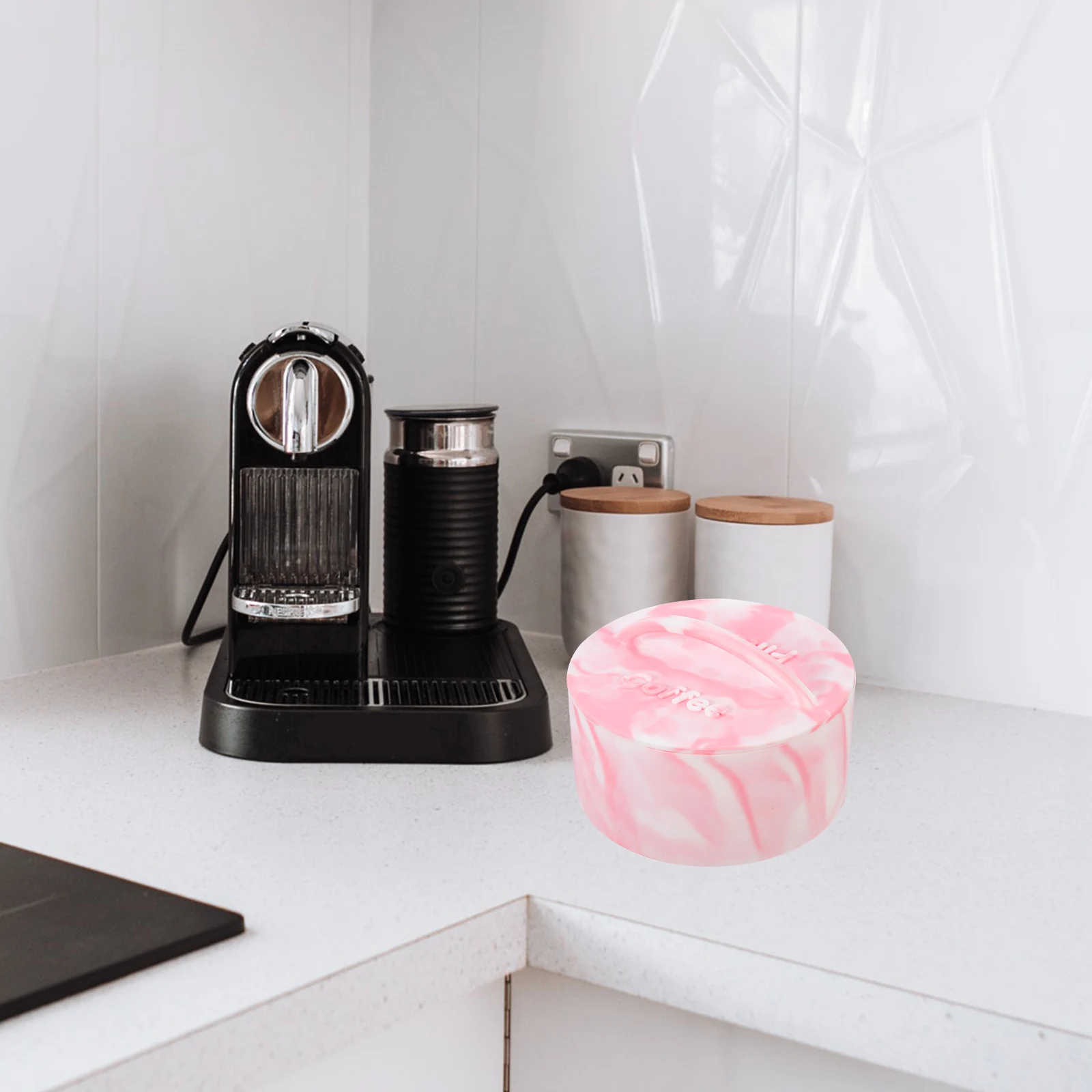 

Coffee Filter Holder Large Capacity Storage Container Silica Gel Paper Rack Bar Accessories Easy Clean Break Resistance