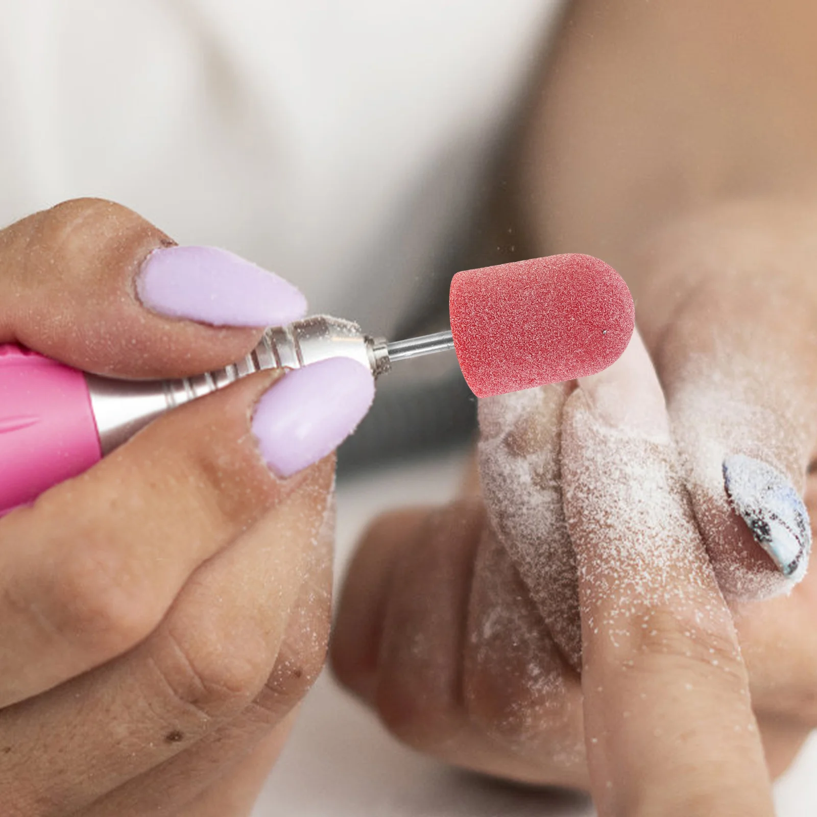 1 Zestaw Bandów Szlifierskich do Frezarki do Paznokci, Drobnoziarniste Bande Polerskie do Paznokci, Narzędzie do Manicure, Frez do Usuwania Martwego Naskórka do Szlifowania