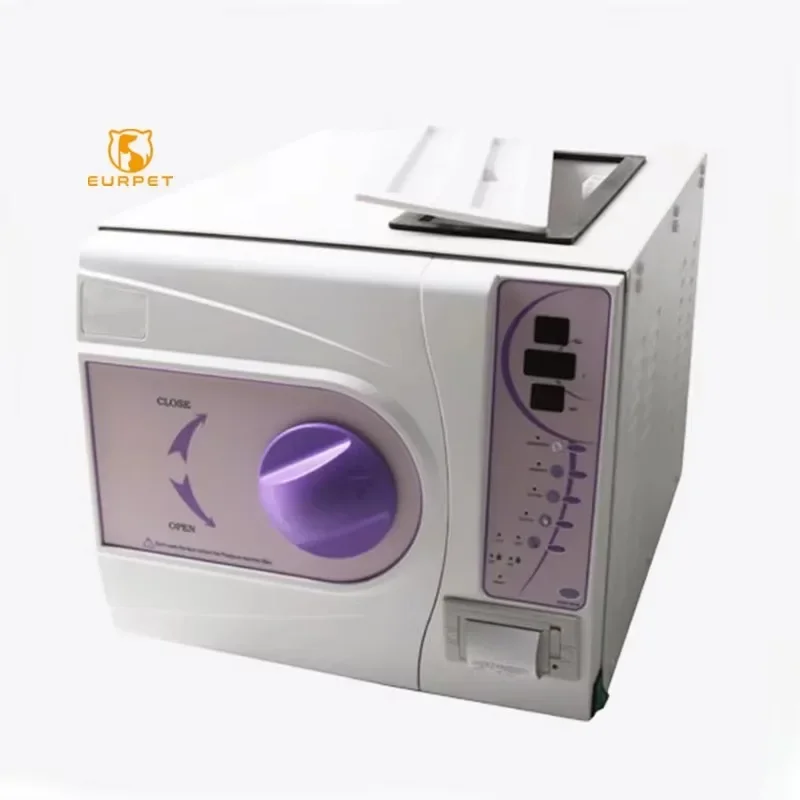 EUR PET 18L medical den tal Three times vet vacuum autoclave sterilizers with led display for clinic