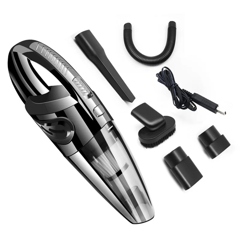 Handheld Vacuum Cordless Powerful Cyclone Suction Portable Rechargeable Vacuum Cleaner Quick Charge for Home Pet Hair