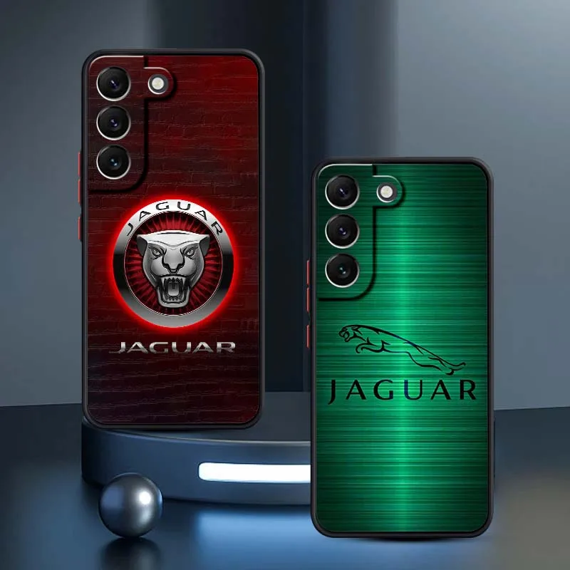 

J-Jaguar Cars Popular Cool Art For Samsung Galaxy S25 S24 S23 S22 S21 S20 S10 S9 Ultra Plus FE 5G Frosted Translucent Phone Case