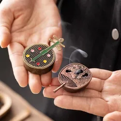 Creative design incense burner aromatherapy stove tea ceremony small ornament sandalwood thread incense burner incense holder