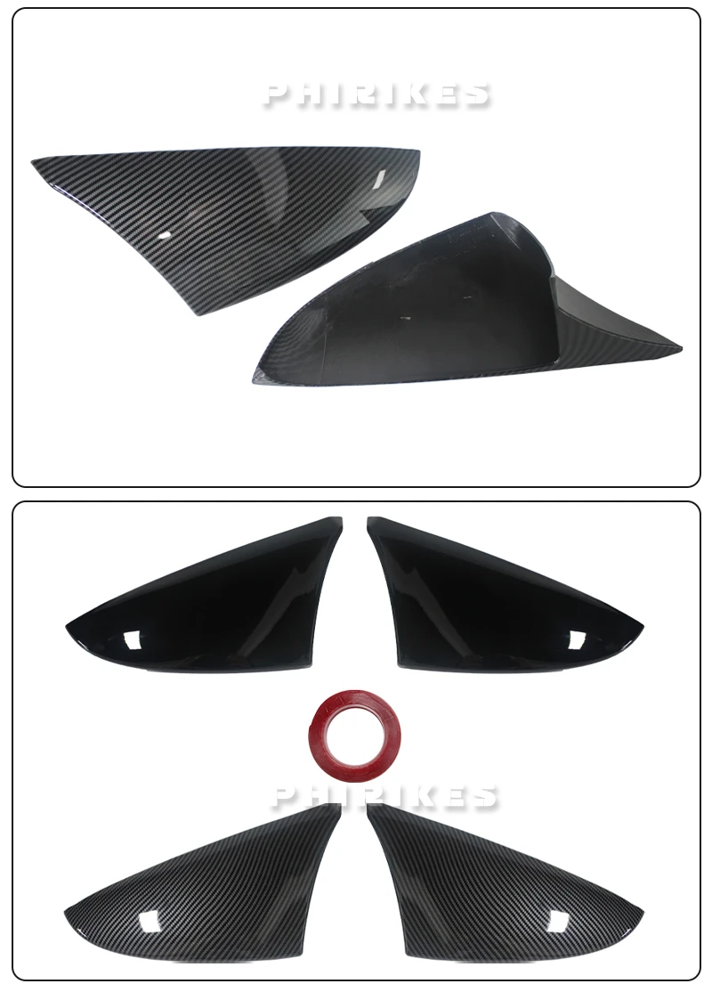 Für Lexus ES IS LS LC RC RCF UX Auto-Zubehör F SPORT-Stil ABS Carbon-Faser Seitenspiegel-Abdeckungen – Detail 7