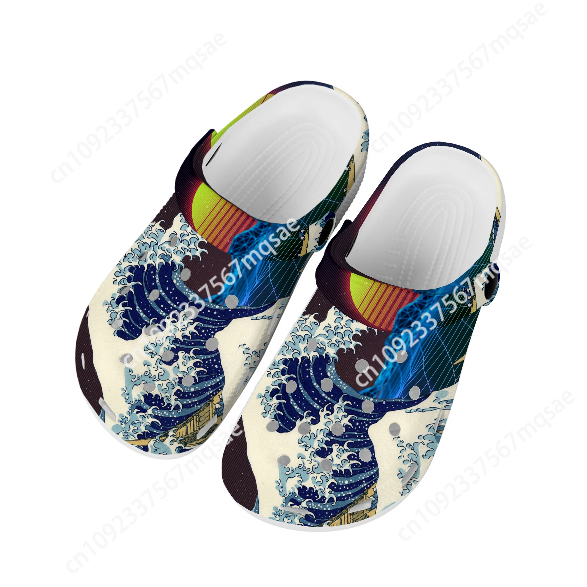 The Great Wave off Kanagawa Printmake Art Home Clogs Custom Water Shoes Mens Womens Teenager Shoe Garden Clog Beach Hole Slipper