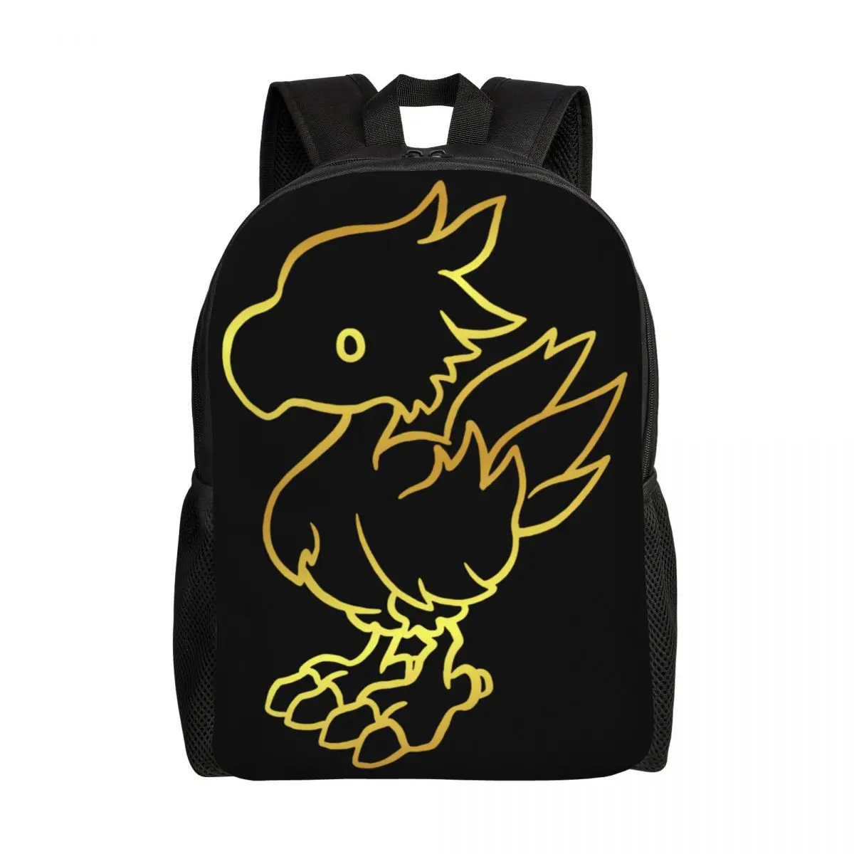 

Customized Final Fantasy Chocobo Travel Backpack Men Women School Computer Bookbag College Student Daypack Bags