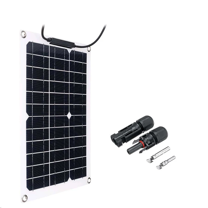 300W Watt Portable Mono-Crystalline Solar Panel 18V RV Car Battery Charger