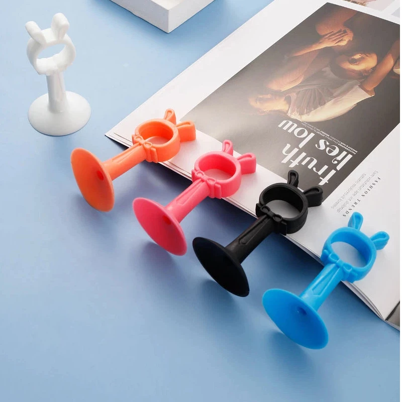 Silicone Door Handle Lock Suction Cup Wall Anti-Collision Protective Pad Muffler Silence Shock Absorbing Door Stopper Bumper