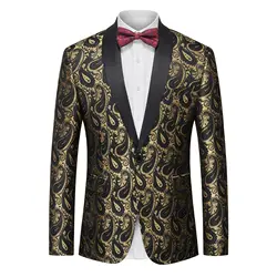 J101 Men's jacquard dress foreign trade fashion suit jacket