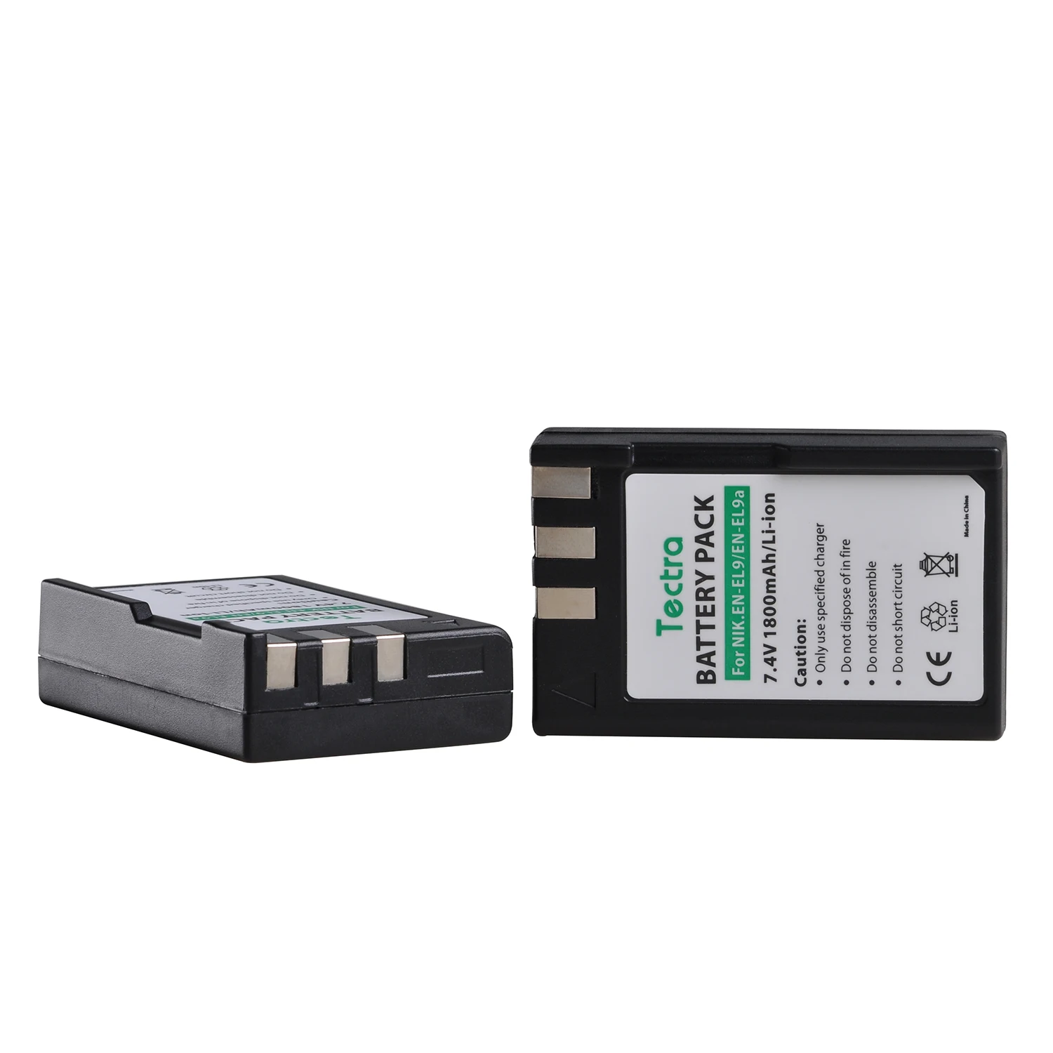 Baterías recargables EN-EL9 EN-EL9A de 1800mAh + cargador Dual LED para cámara digital Nikon D40 D40X D60 D3000 D5000