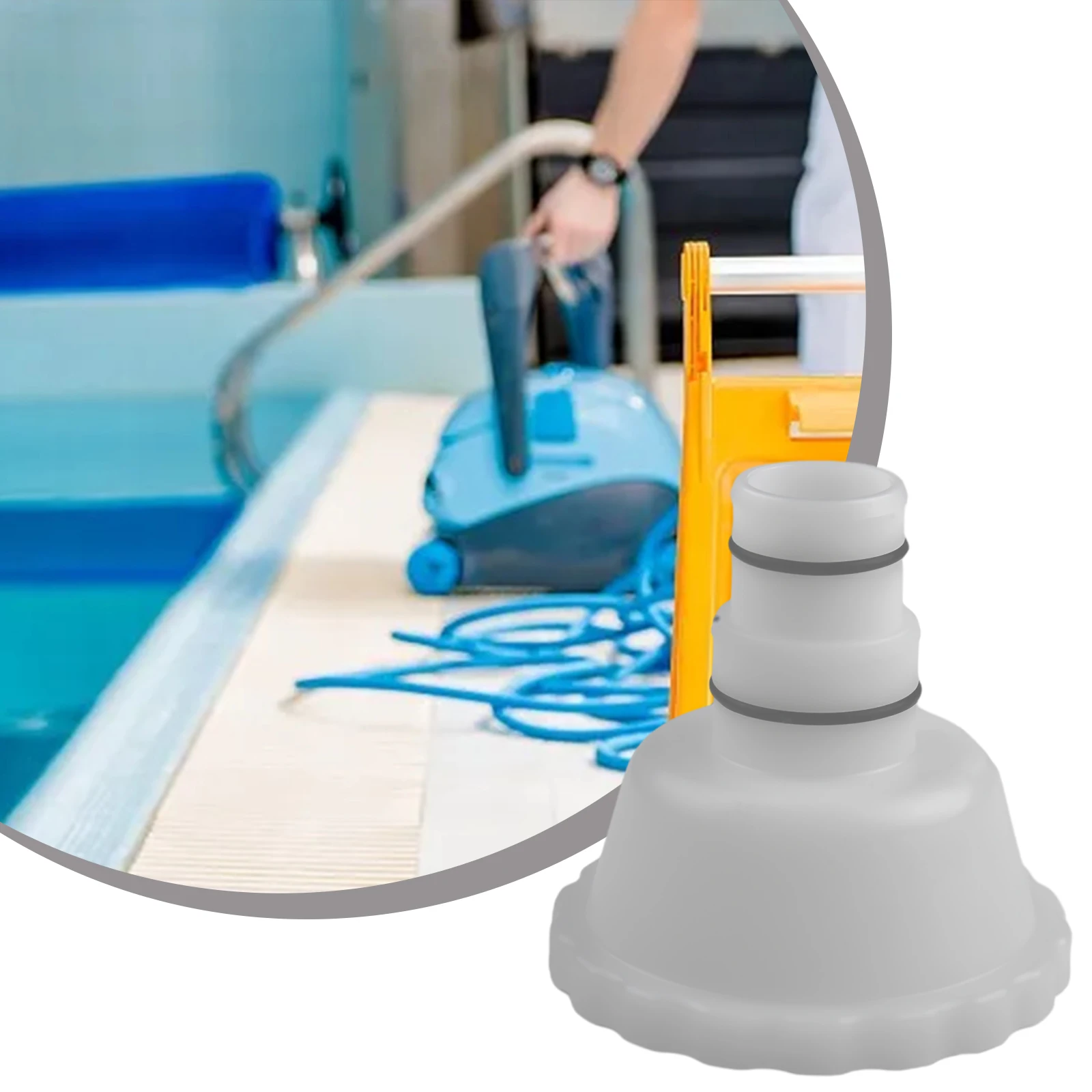 Adaptador de vacío RP/RX Skimmer, accesorio para conexiones de manguera de 1,5 pulgadas para ondas de verano sobre el suelo, herramientas de limpieza de piscinas