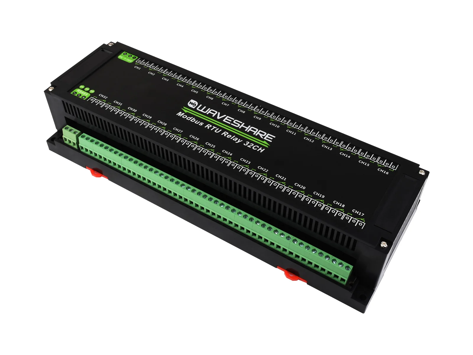 Imagem -03 - Módulo de Relé Waveshare-modbus Rtu 32-ch Interface Rs485 Circuitos Múltiplos de Proteção Isolamento